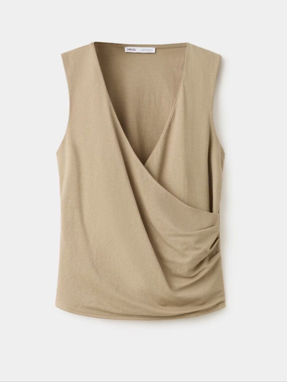 NWT Mango Faux Wrap Blouse